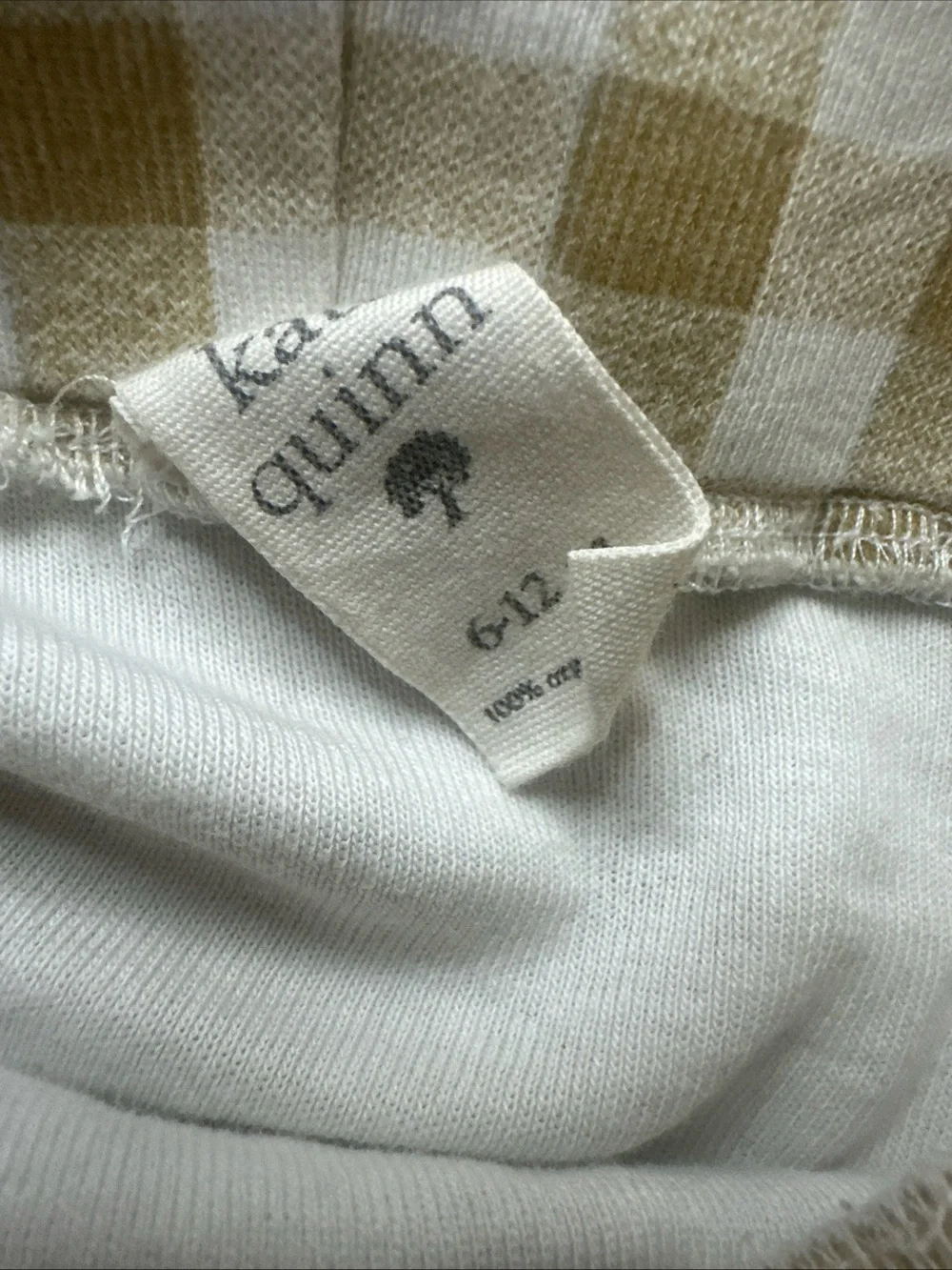 Kate Quinn Retro Ruffle Bloomers Bundle Size6-12 Mnths Tan(bamboo)& Striped Tan
